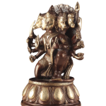 Brass Panchmukhi Hanuman Dual Tone Chola 13.5 Inch - Majestic Divine | Jaipurio